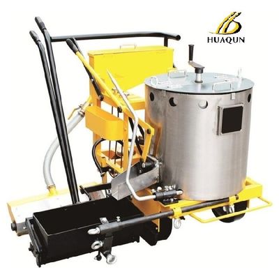 Einfache Bedienung Handschub Thermoplastische Straßenmarkierungsfarbe Maschine Kompaktes Bauwerk