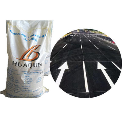 kaufen Hot Melt Thermoplastische Straßenmarkierungsfarbe mit 180~220°C Anwendungstemperatur, 25kg Verpackung und reflektierenden Glasperlen Online-Herstellung
