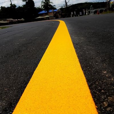 kaufen C5 Harz Gelbe Straßenfarbe, Thermoplastische Fußbodenmarkierungsfarbe mit höherer Haftung Online-Herstellung