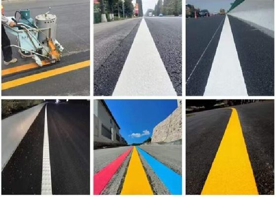 kaufen Umweltfreundliche Thermoplastische Reflektionsfarbe, heiß schmelzende weiße Straßenmarkierungsfarbe Online-Herstellung