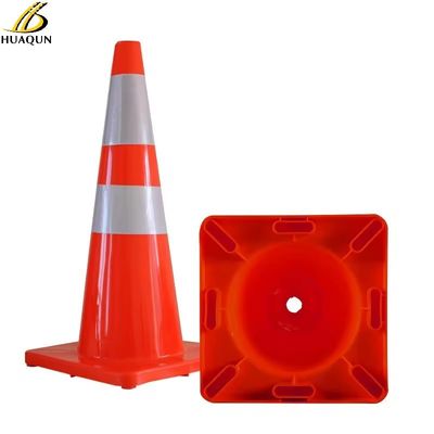 Besorgen Flexible Orange Highway Kegel PVC angepasste Verkehrskegel für eine wirksame Warnung Online-Herstellung