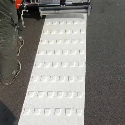 kaufen Konvexe thermoplastische Straßenmarkierungsfarbe Profil erhöht taktiles Feedback hohe Sichtbarkeit Online-Herstellung