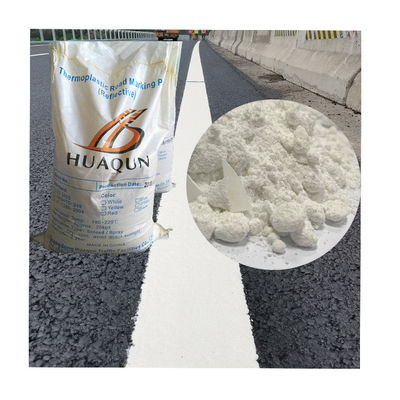 Besorgen Hochreflektierende thermoplastische Straßenmarkierungsfarbe mit Glasperlen für 180°C - 200°C Heiztemperatur in 25kg/Tasche Verpackung Online-Herstellung
