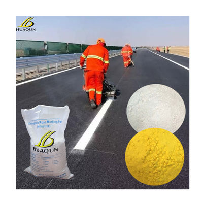 Besorgen Vibrationsfarbe Thermoplastische Straßenmarkierungsfarbe Stärke 2-4 mm nach der Anwendung 25 kg Material für Straßenverkehrssicherheitsmarkierungen Online-Herstellung