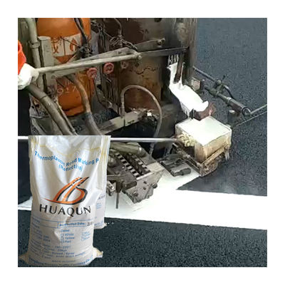 Hochreflexive und langlebige thermoplastische Straßenmarkierungsfarbe zur Straßenmarkierung mit Glasperlen