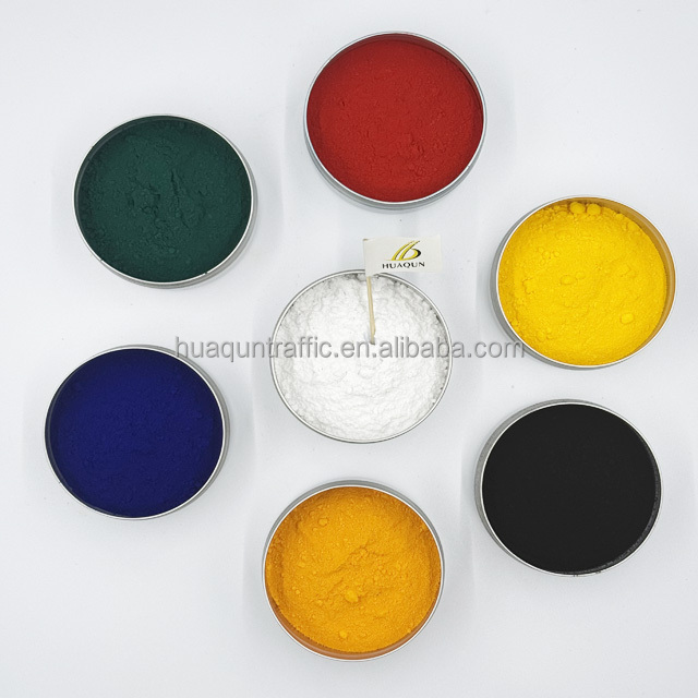 Vietnam beliebte weiße und gelbe Straßenfarbe 20% gemischte Glasperlen Markierung der Autobahn thermoplastische reflektierende Straßenfarbe 0