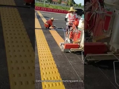 Konvexe Art Thermoplastische Warmschmelzfarbe Straßenmarkierung Farbe Straßenmarkierung Thermoplastikfarbe