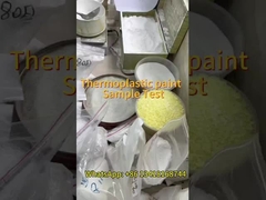 Thermoplastische Farbe für reflektierende und wetterbeständige Straßenmarkierungen