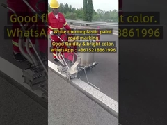 Weiße thermoplastische Farbe