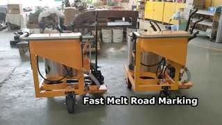 Handmaschine zur Straßenmarkierung
